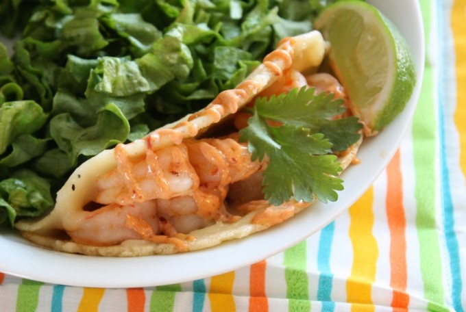 Shrimp Taco Dorado | Fake Food Free