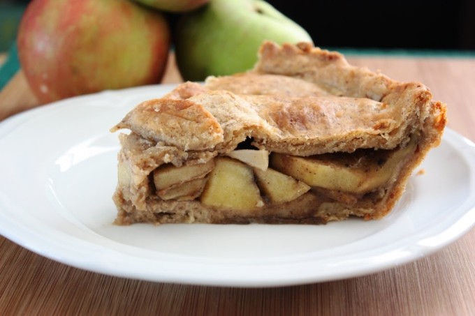 Spiced Whole Grain Apple Pie Recipe | Fake Food Free