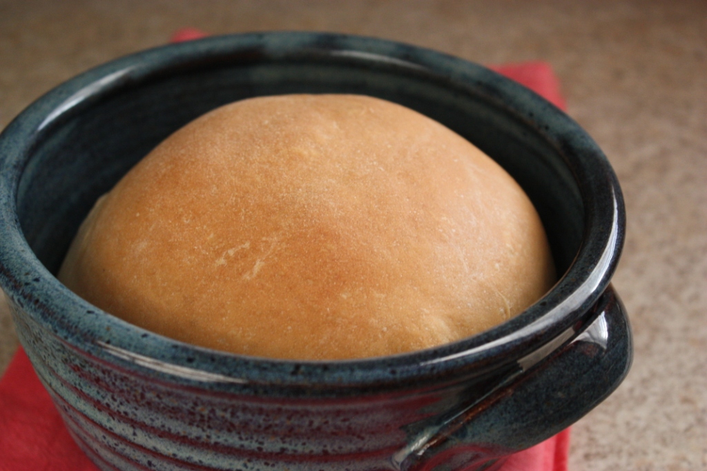 Glazed Clay Bread Baker for Round Bread