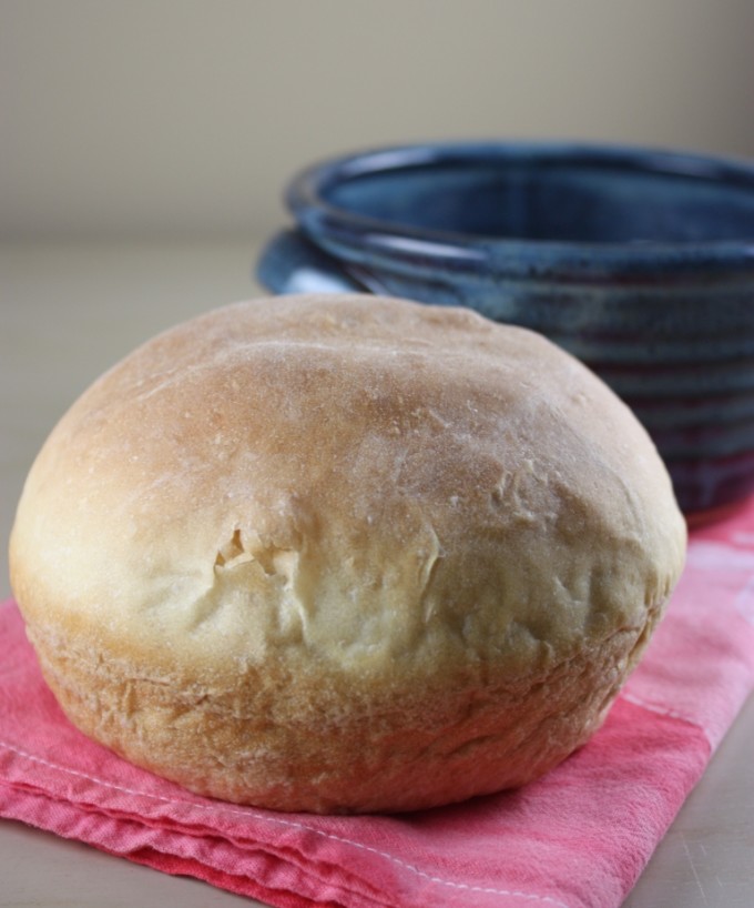 Baking Bread and Handmade Pottery | Fake Food Free | This recipe uses handmade pottery baker bowls for baking bread. It's the perfect amount for two to three people. 