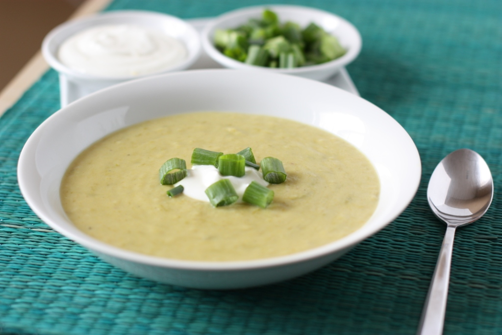  Asparagus Soup with Coconut Lemon Crème Recipe