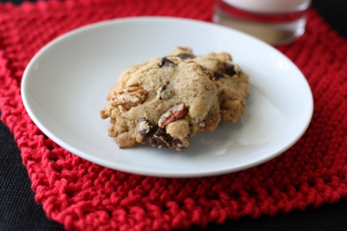 Bourbon, Chocolate Chip, Pecan Cookies for Derby Day: More Baking with Coconut Oil| Fake Food Free