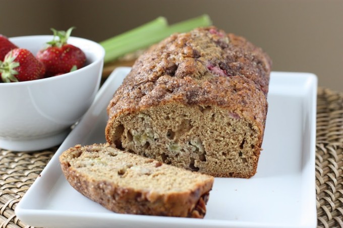 Strawberry Rhubarb Bread Recipe | Fake Food Free