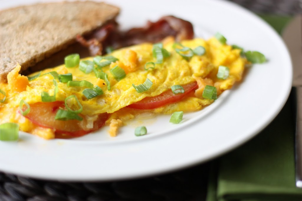 Farmers Market Heirloom Tomato Omelet Recipe