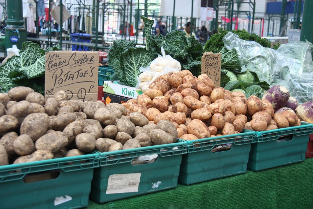 Potatoes in St. George's Market Belfast