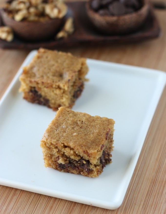 Pumpkin Blondies | Fake Food Free