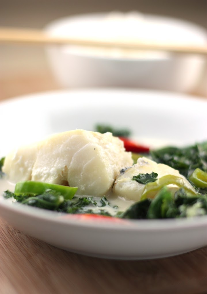 Coconut Fish with Kale Recipe