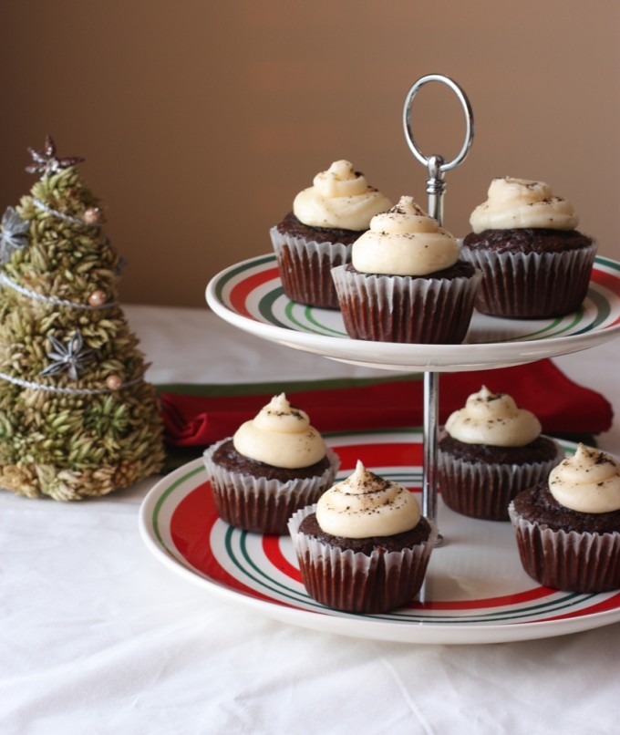 Eggnog Latte Cupcakes | Fake Food Free