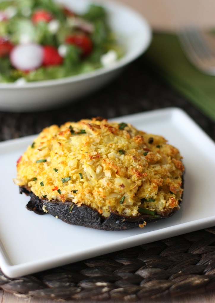 Thai Fish Cake Stuffed Portabella Mushrooms Recipe | Fake Food Free