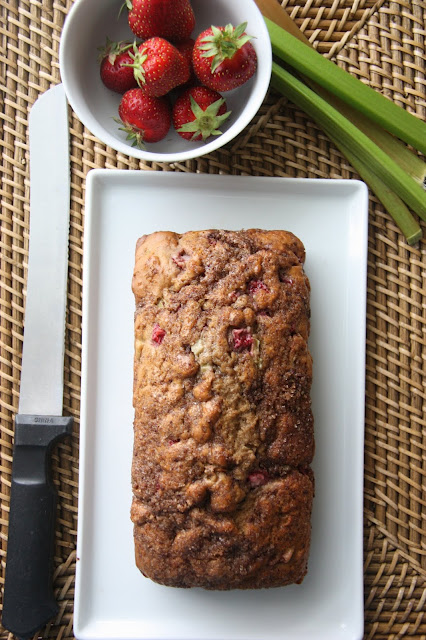 Strawberry Rhubarb Bread Recipe | Fake Food Free