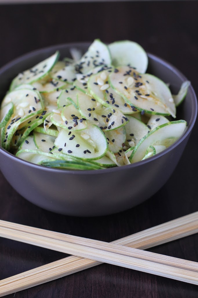 Spicy Sesame Cucumber Salad Recipe | Fake Food Free