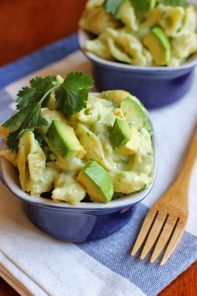 Cheddar with Avocado, Lime, and Shell Pasta Recipe from Melt: The Art of Macaroni and Cheese on Fake Food Free