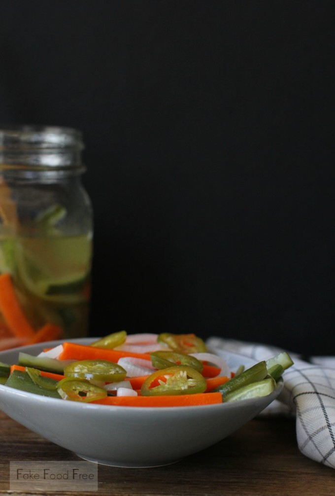 Javanese Carrot and Cucumber Pickle | fakefoodfree.com