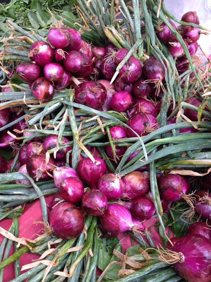 Red Onions | Oakland Old Town Farmers Market | fakefoodfree.com