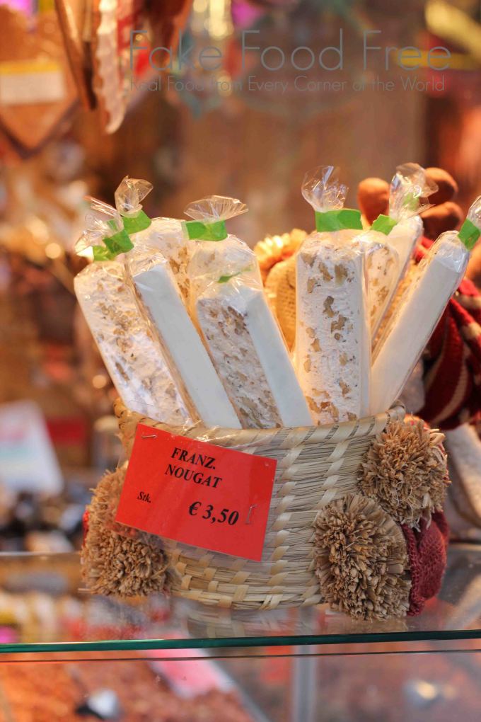 Handmade Nougat at Vienna Christmas Markets | Fake Food Free