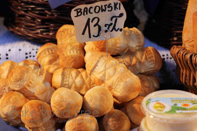 Oscypek (smoked sheep cheese) in Krakow | Fake Food Free