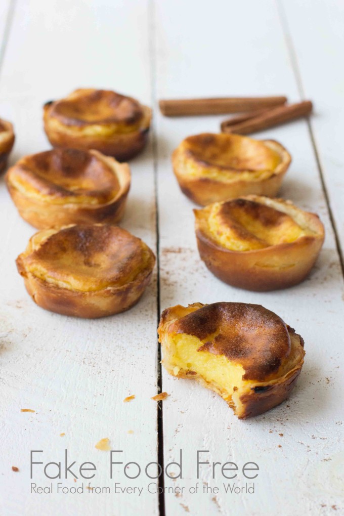 Crispy Egg Custard Tarts (Pastéis de Nata) from My Portugal by George Mendes | Fake Food Free