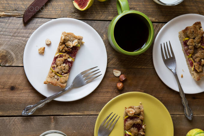 Honey Bourbon Fig and Hazelnut Tart | Fake Food Free