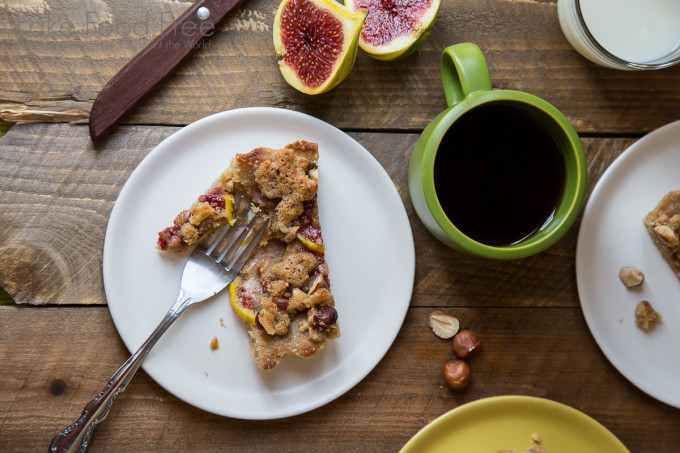 Honey Bourbon Fig and Hazelnut Tart | Fake Food Free