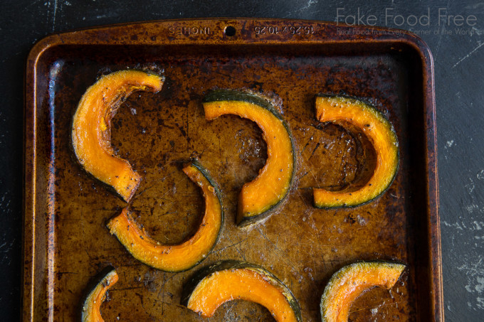 Roasted Maple and Black Pepper Kabocha Recipe | Fake Food Free | Pumpkin and winter squash recipes. 