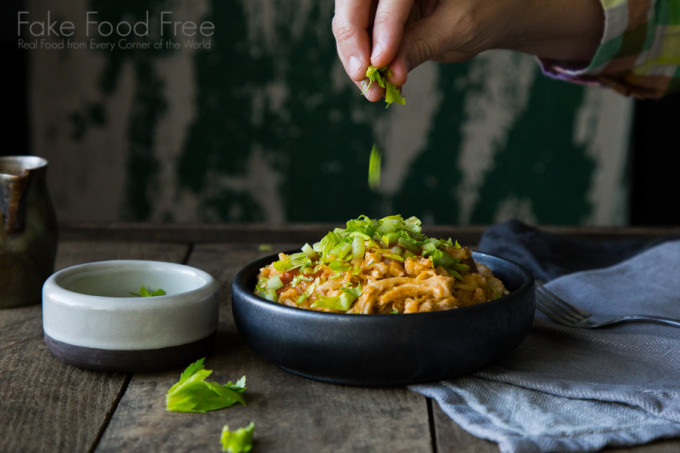 Buffalo Chicken and Rice Slow Cooker Casserole Recipe | Fake Food Free