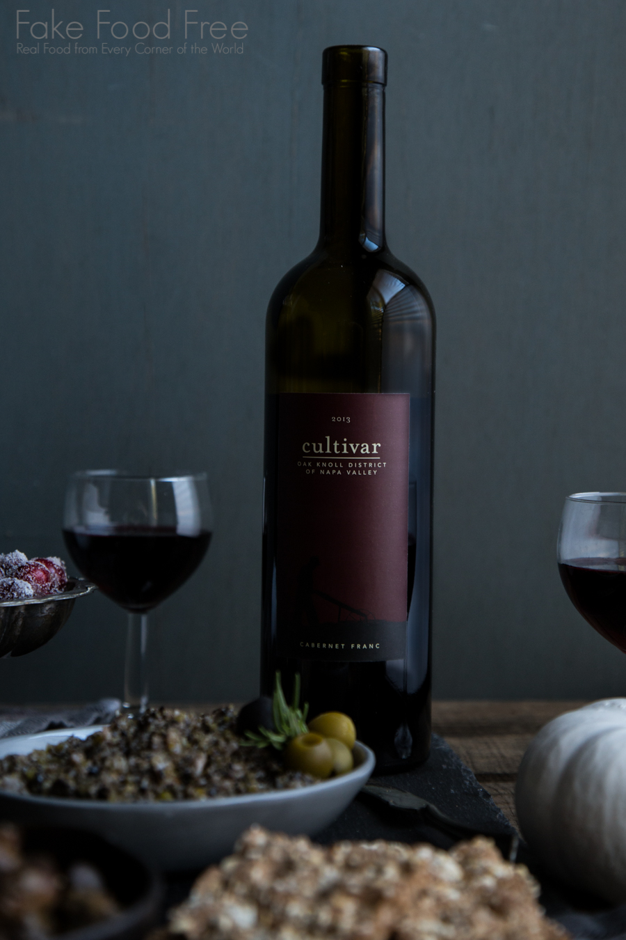 Holiday Snack Pairings with 2013 Cultivar Oak Knoll Cabernet Franc | Cultivar Wine on Fake Food Free #partner