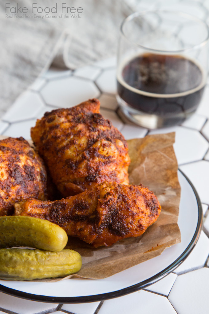 Traditional Nashville Hot Chicken Recipe from The Hot Chicken Cookbook | Fake Food Free