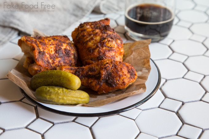 Traditional Nashville Hot Chicken Recipe from The Hot Chicken Cookbook | Fake Food Free