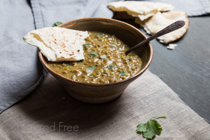 Simple Slow Cooker Mung Bean Soup Recipe | Fake Food Free | An easy, comforting meal for the busy holiday season. 