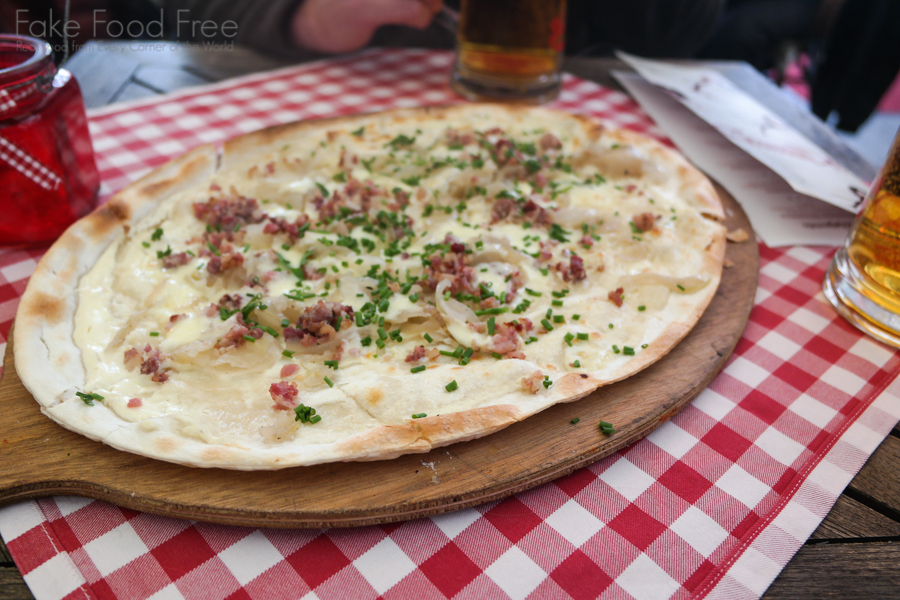 Flammkuchen | What to Eat and Drink at Berlin Christmas Markets | Fake Food Free Travels