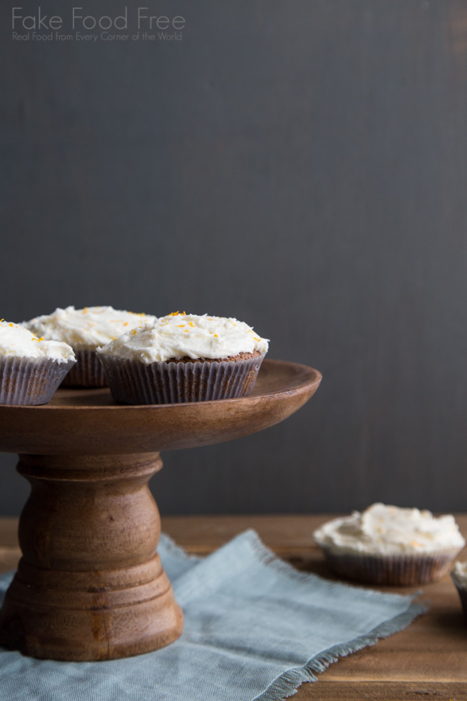 Gingerbread Cakes with Orange Buttercream Frosting Recipe | Fake Food Free