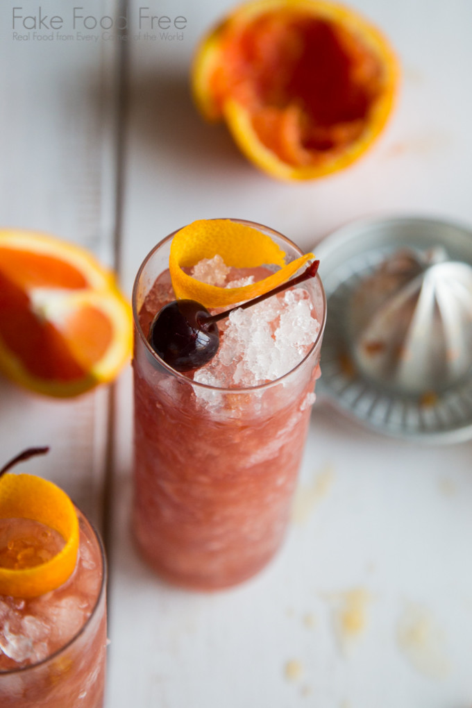 Cara Cara Orange Old Fashioned Cocktail Recipe | Fake Food Free