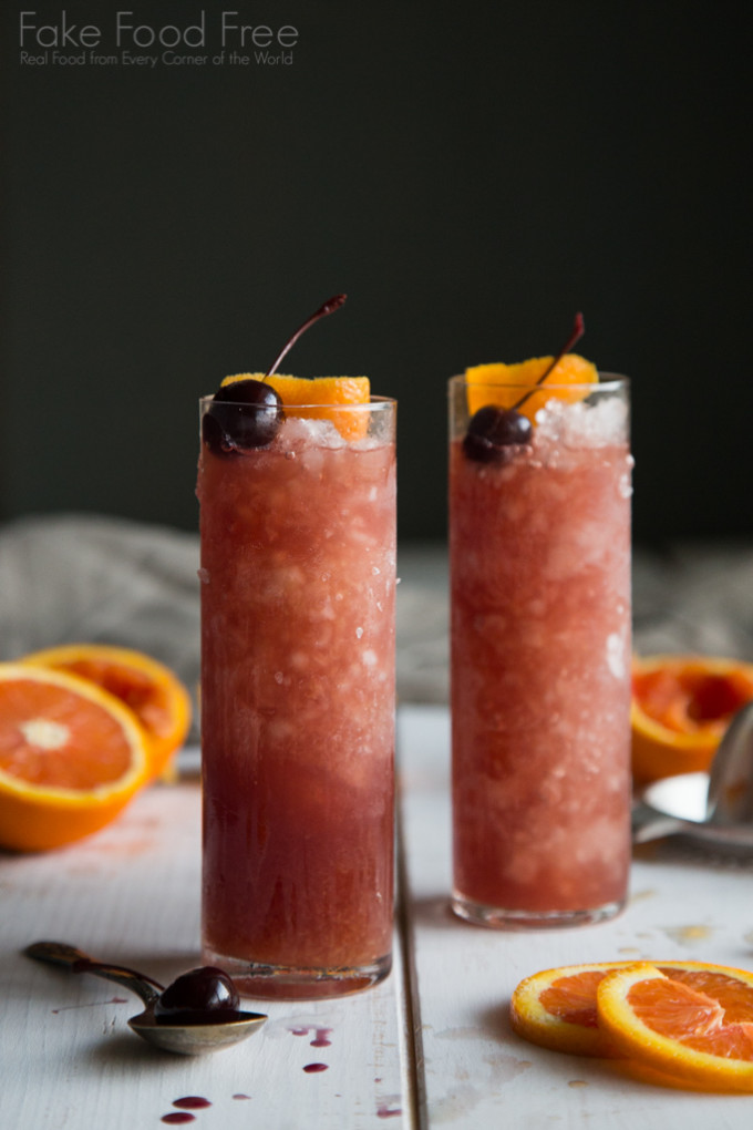 Cara Cara Orange Old Fashioned Cocktail Recipe | Fake Food Free