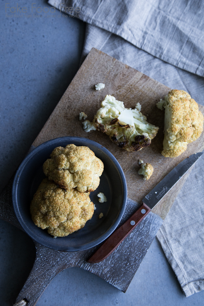 These mini heads of cauliflower are a great way to kick off grilling season | Recipe from Fake Food Free