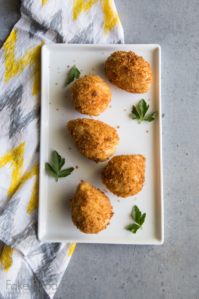 Brazilian Chicken Fritters from the Cookbook Churrasco | Review and recipe on Fake Food Free
