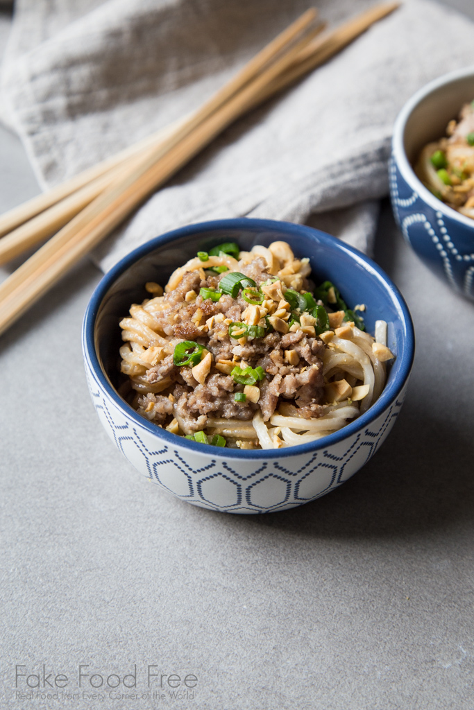 Dan Dan Noodles from Katie Chin's Everyday Chinese Cooking | Fake Food Free