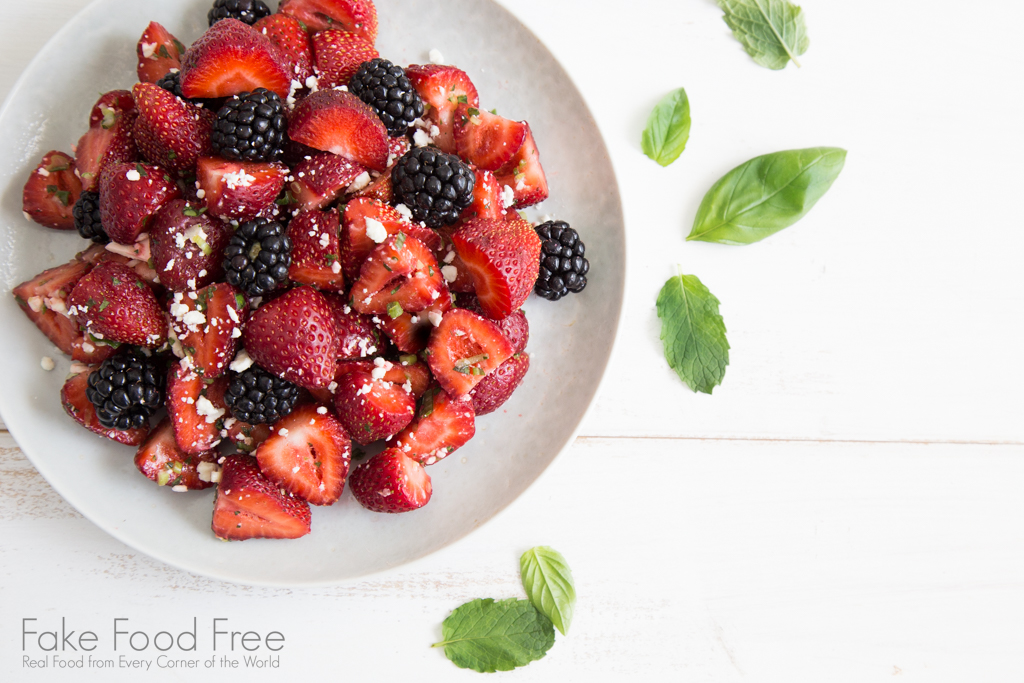 Summer Berry Salad | Fake Food Free