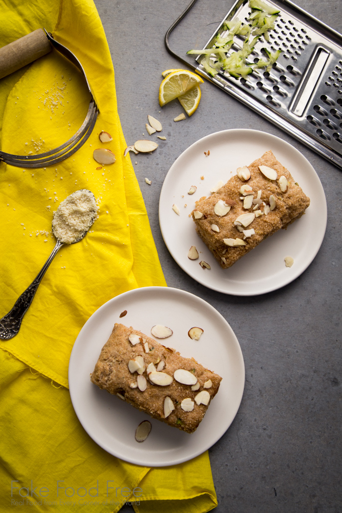 Almond, Zucchini and Ginger Scones Recipe | Fake Food Free