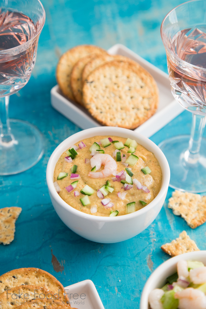 Smoky Chipotle Shrimp Dip | Recipe | Fake Food Free #cultivarwinebloggers #partner