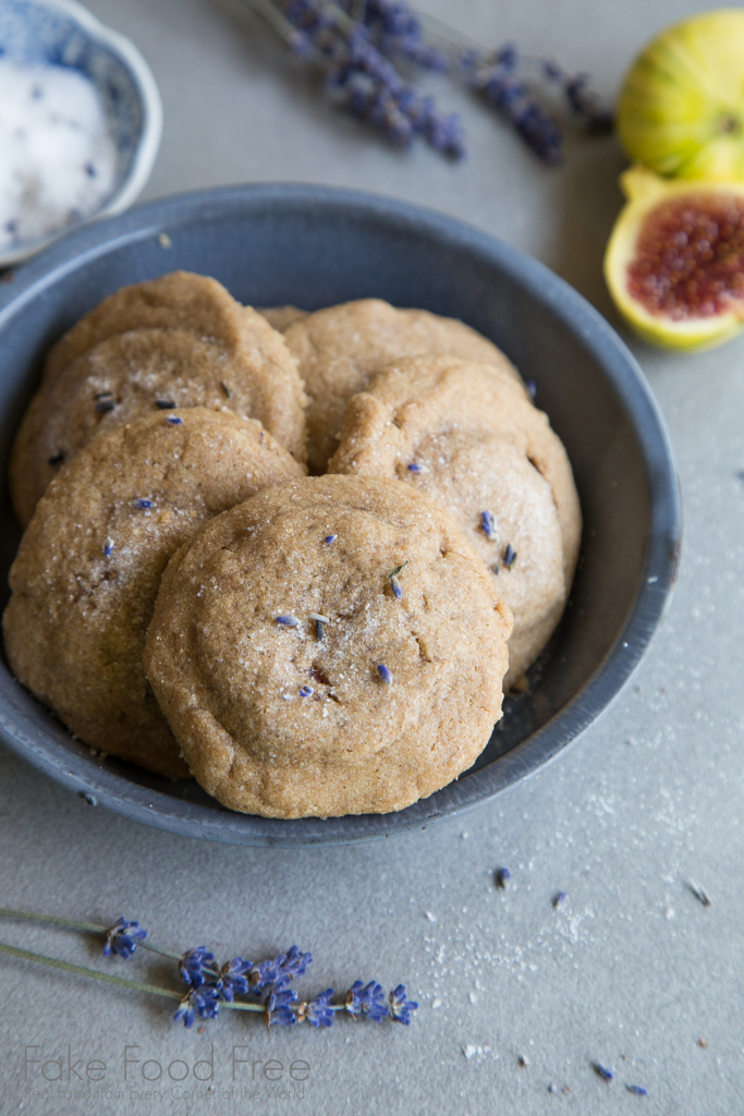 Fig and Lavender Cookies Recipe | Fake Food Free