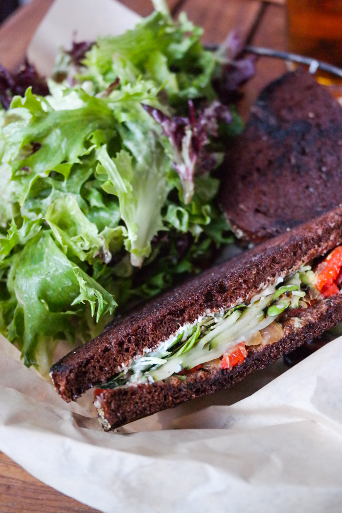 Veggie Sandwich, Firestone Public House, Sacramento | Food and Drink Travel | Fake Food Free