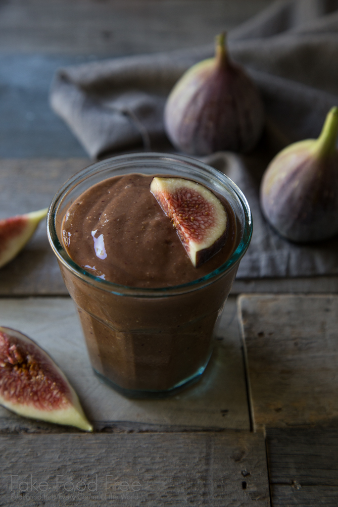 Chocolate Fig Breakfast Shake Recipe | Fake Food Free