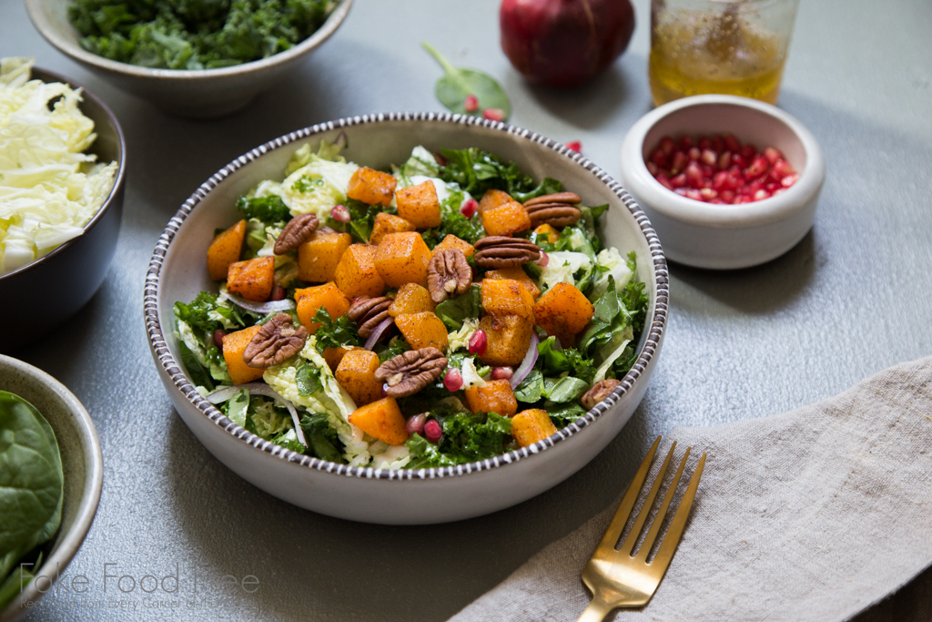 Fall Salad with Apple Cider Vinaigrette Recipe 
