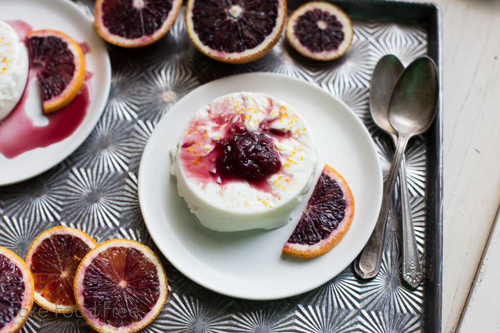 Anise Blood Orange Panna Cotta Recipe