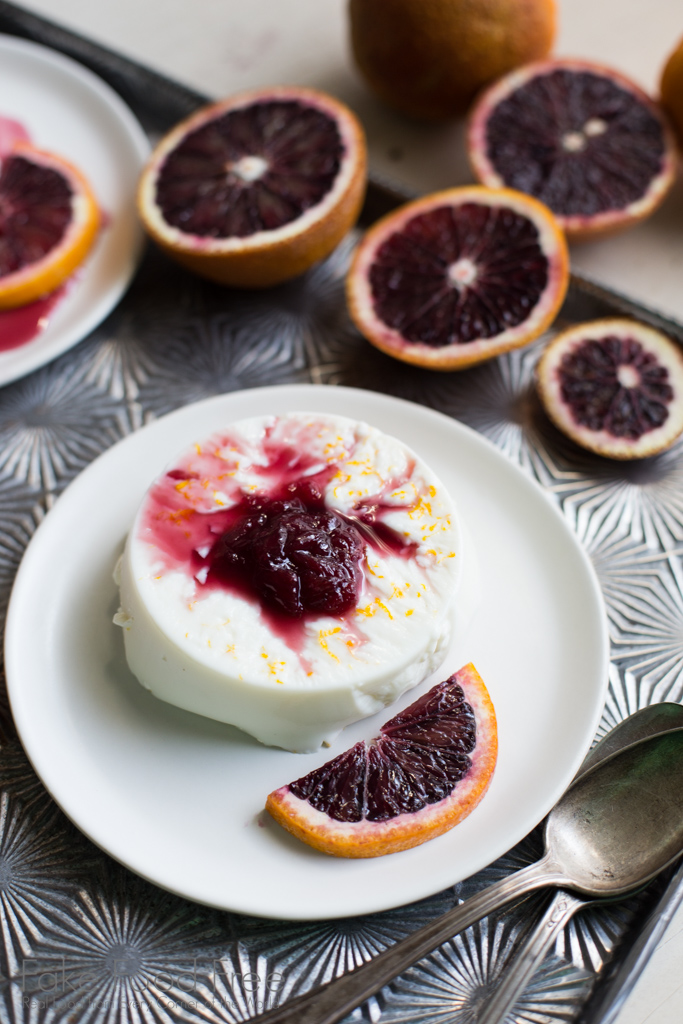 Anise Blood Orange Panna Cotta Recipe | Fake Food Free