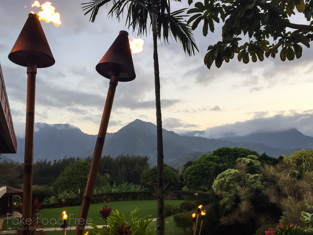 The view from Happy Talk Lounge in Princeville | What to Eat in Kauai | Fake Food Free Travels
