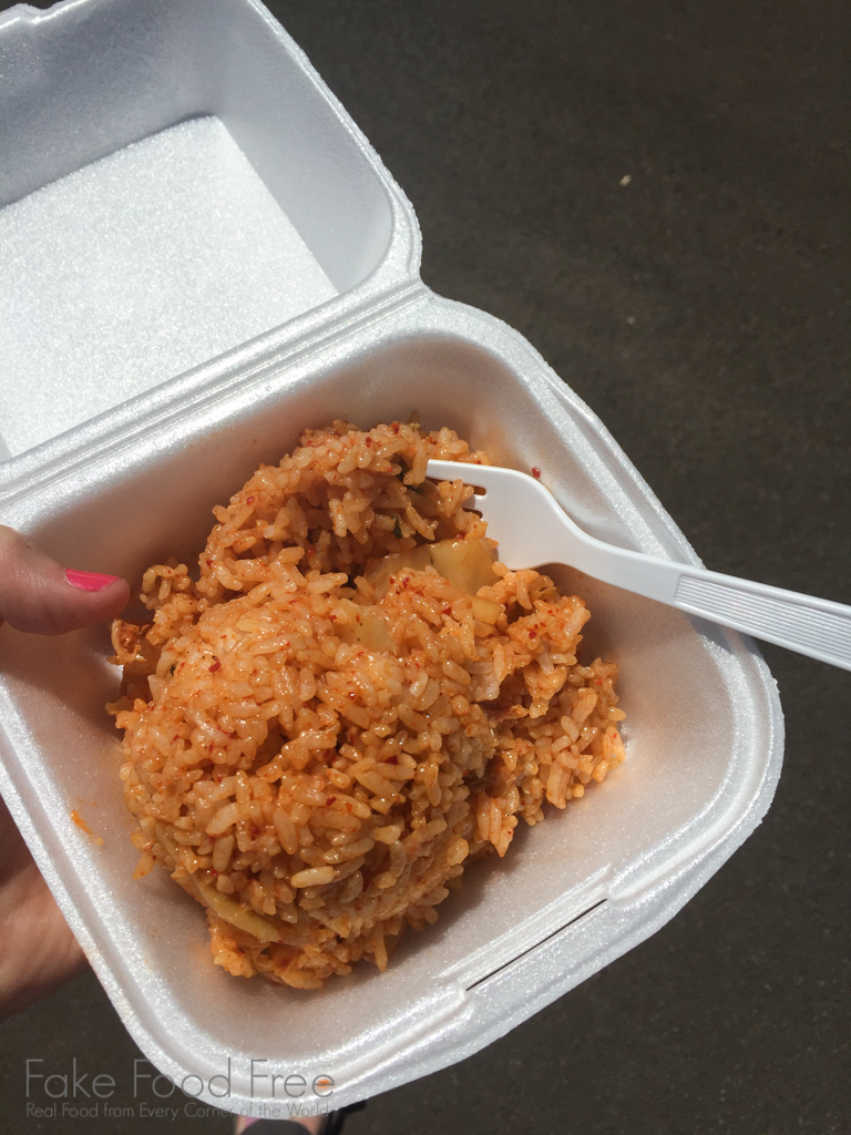 Kimchi Fried Rice Kauai Community Market | What to Eat in Kauai | Fake Food Free Travels