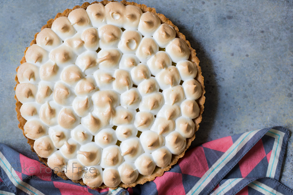 Pineapple Italian Meringue Tart Recipe