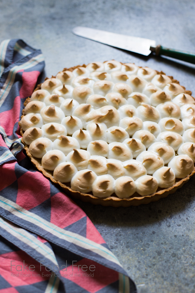 Pineapple Tart with Italian Meringue Dessert Recipe