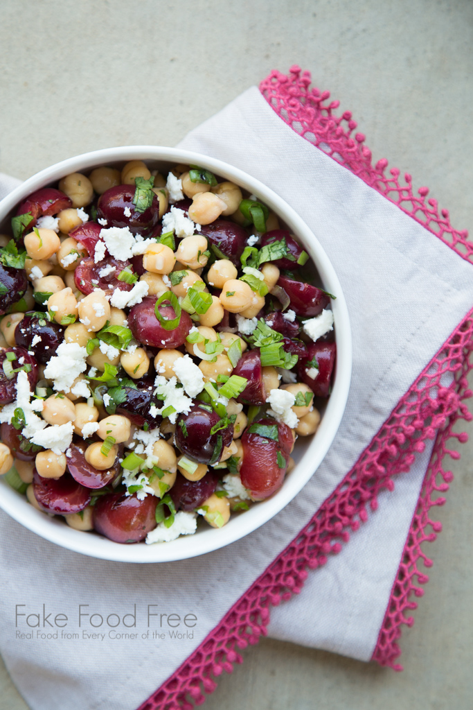 Grilled Cherry Salad Recipe | Fake Food Free